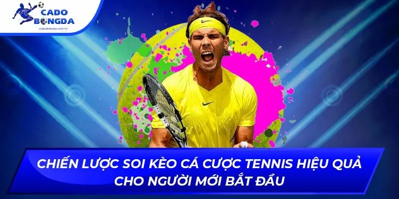 Chiến lược soi kèo cá cược tennis hiệu quả cho người mới bắt đầu